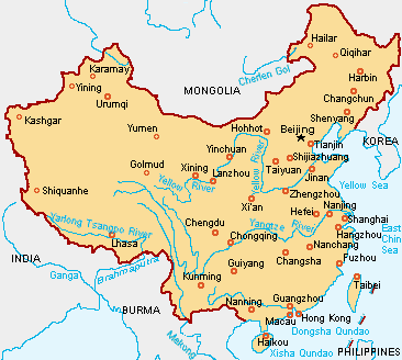 Map of China