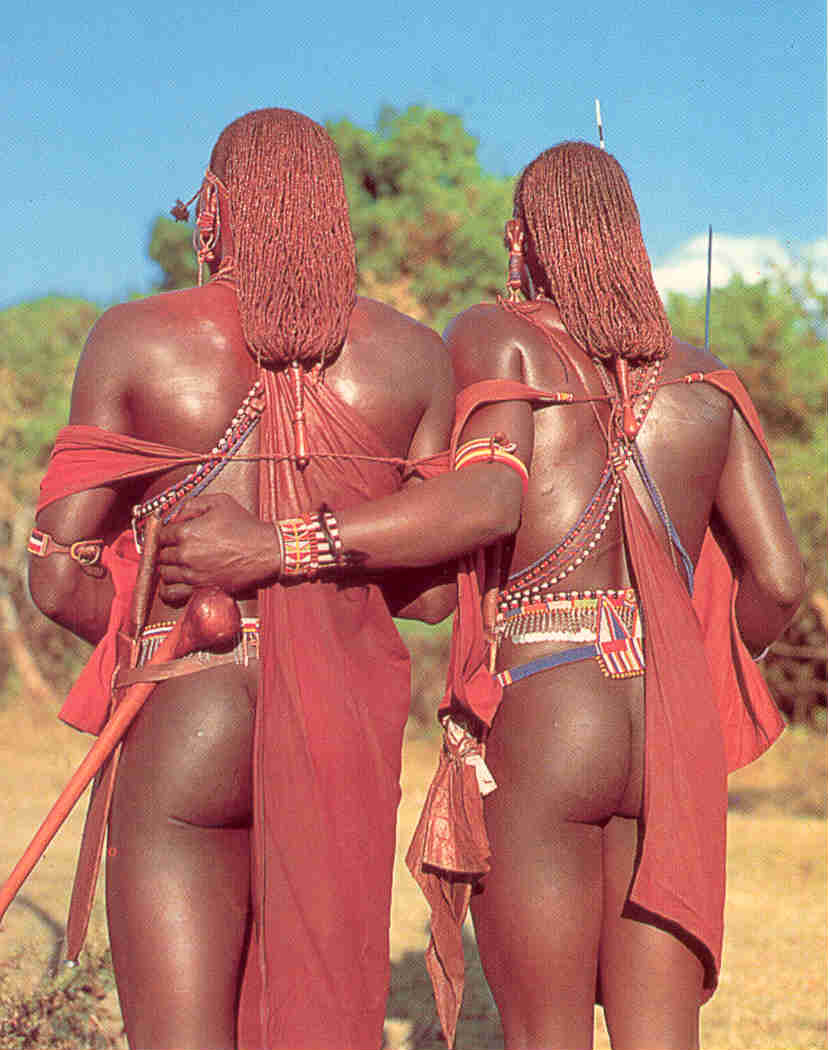 Maasai warriors of Ngorongoro in Tanzania