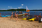 Beach in Lipno